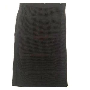 bar III black bodycon stretch skirt size S